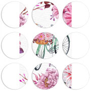 Магнитные фотопазлы круги d55 набор 9 штук 