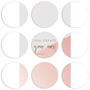 Магнитные фотопазлы круги d55 набор 9 штук 