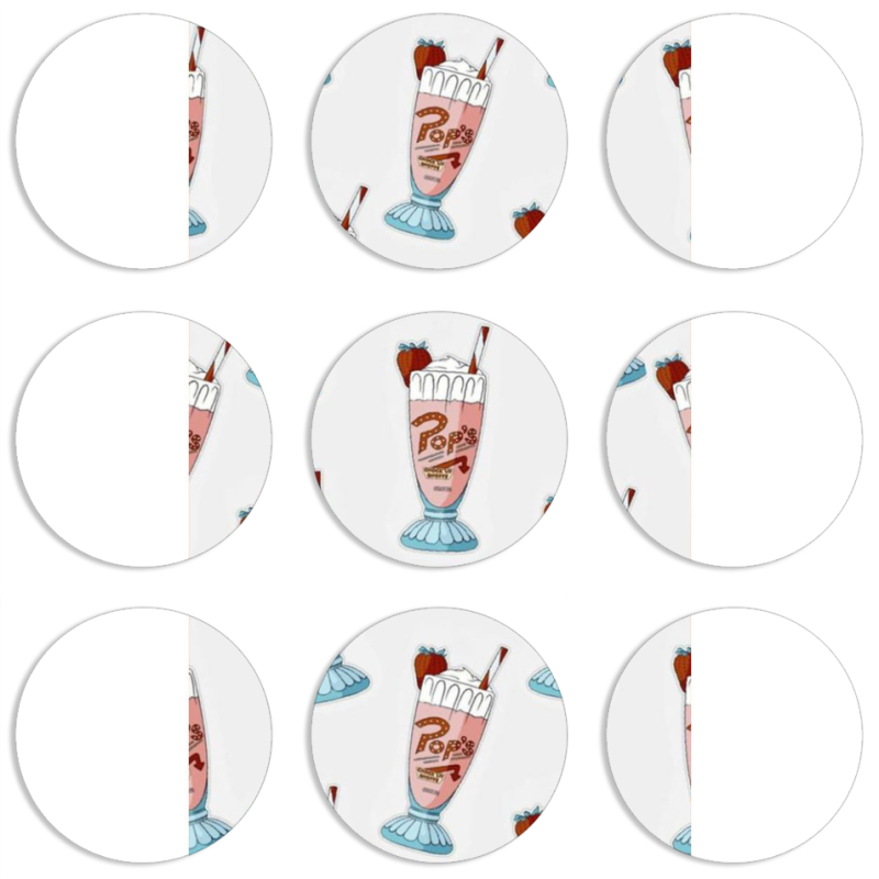 Магнитные фотопазлы круги d55 набор 9 штук 