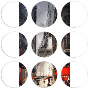 Магнитные фотопазлы круги d55 набор 9 штук 