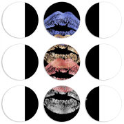 Магнитные фотопазлы круги d55 набор 9 штук 