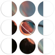 Магнитные фотопазлы круги d55 набор 9 штук 