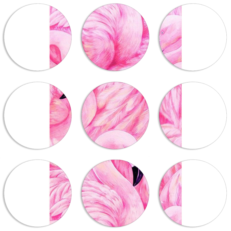 Магнитные фотопазлы круги d55 набор 9 штук 