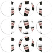 Магнитные фотопазлы круги d55 набор 9 штук 