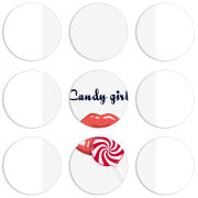 Магнитные фотопазлы круги d55 набор 9 штук 