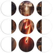 Магнитные фотопазлы круги d55 набор 9 штук 