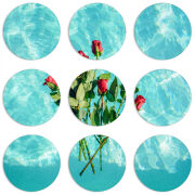 Магнитные фотопазлы круги d55 набор 9 штук 