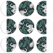 Магнитные фотопазлы круги d55 набор 9 штук 