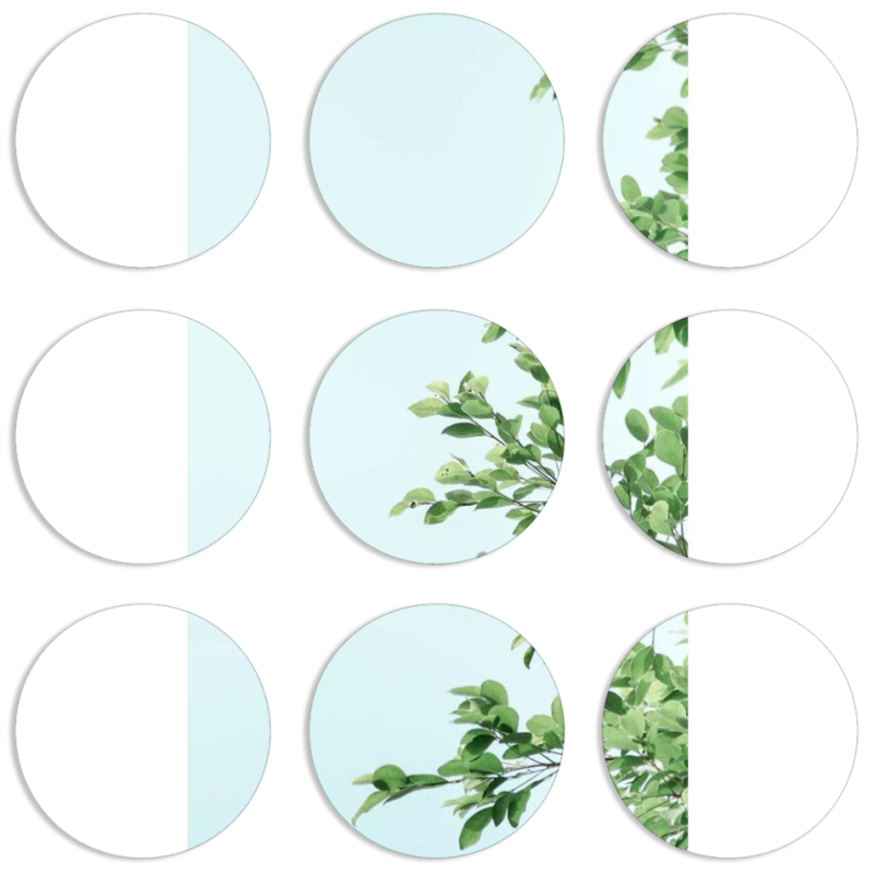 Магнитные фотопазлы круги d55 набор 9 штук 