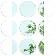 Магнитные фотопазлы круги d55 набор 9 штук 