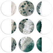 Магнитные фотопазлы круги d55 набор 9 штук 