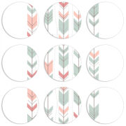 Магнитные фотопазлы круги d55 набор 9 штук 