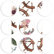 Магнитные фотопазлы круги d55 набор 9 штук 