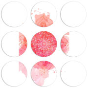 Магнитные фотопазлы круги d55 набор 9 штук 