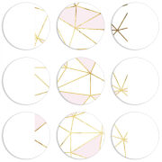 Магнитные фотопазлы круги d55 набор 9 штук 