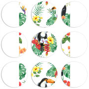 Магнитные фотопазлы круги d55 набор 9 штук 