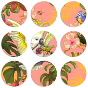 Магнитные фотопазлы круги d55 набор 9 штук 