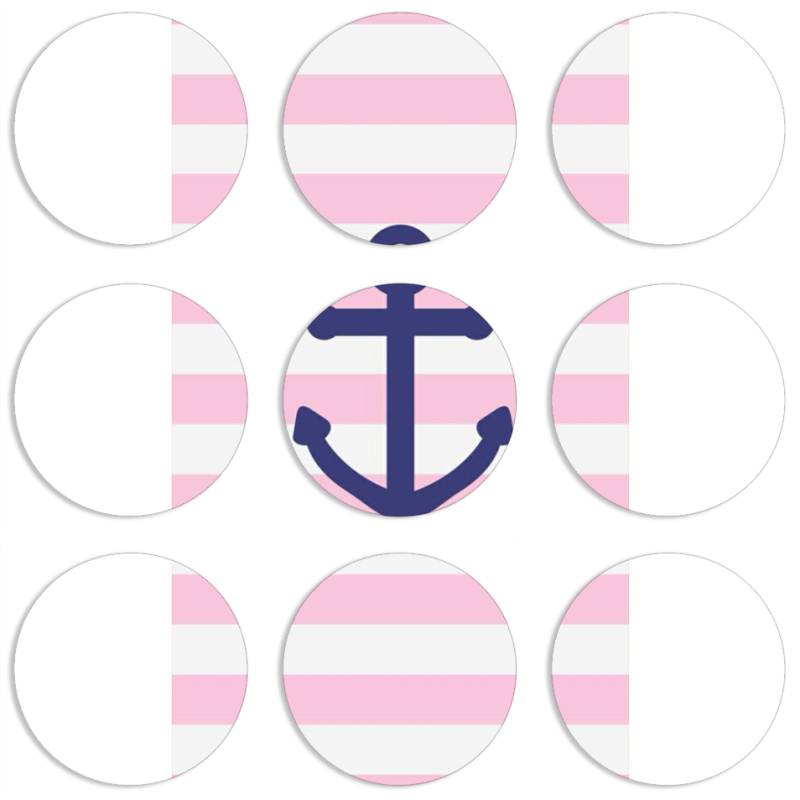 Магнитные фотопазлы круги d55 набор 9 штук 