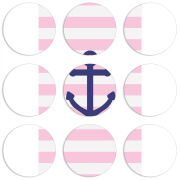 Магнитные фотопазлы круги d55 набор 9 штук 