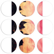 Магнитные фотопазлы круги d55 набор 9 штук 