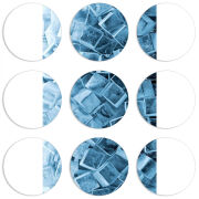 Магнитные фотопазлы круги d55 набор 9 штук 