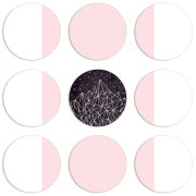 Магнитные фотопазлы круги d55 набор 9 штук 