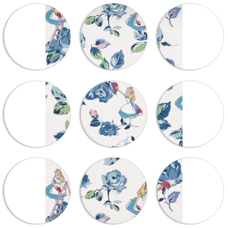 Магнитные фотопазлы круги d55 набор 9 штук 