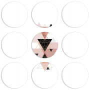 Магнитные фотопазлы круги d55 набор 9 штук 