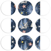 Магнитные фотопазлы круги d55 набор 9 штук 