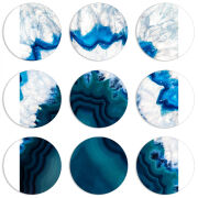 Магнитные фотопазлы круги d55 набор 9 штук 