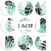 Магнитные фотопазлы круги d55 набор 9 штук 