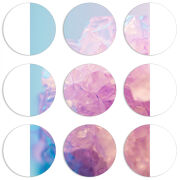 Магнитные фотопазлы круги d55 набор 9 штук 
