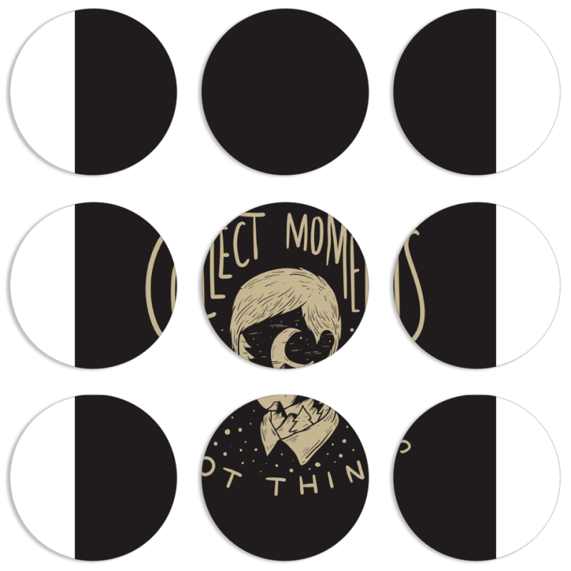 Магнитные фотопазлы круги d55 набор 9 штук 