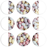 Магнитные фотопазлы круги d55 набор 9 штук 