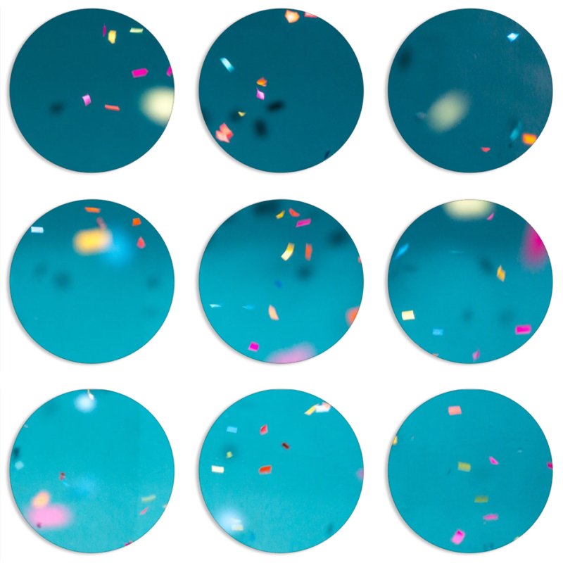 Магнитные фотопазлы круги d55 набор 9 штук 