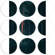 Магнитные фотопазлы круги d55 набор 9 штук 