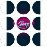 Магнитные фотопазлы круги d55 набор 9 штук 