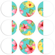 Магнитные фотопазлы круги d55 набор 9 штук 