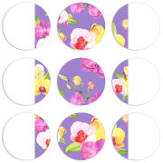 Магнитные фотопазлы круги d55 набор 9 штук 
