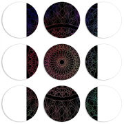 Магнитные фотопазлы круги d55 набор 9 штук 