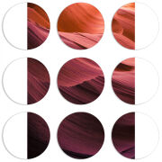Магнитные фотопазлы круги d55 набор 9 штук 