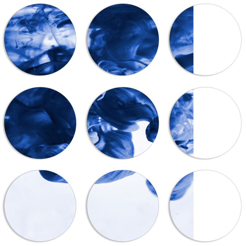 Магнитные фотопазлы круги d55 набор 9 штук 