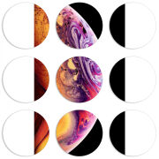 Магнитные фотопазлы круги d55 набор 9 штук 