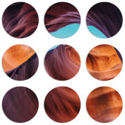 Магнитные фотопазлы круги d55 набор 9 штук 