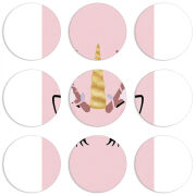 Магнитные фотопазлы круги d55 набор 9 штук 