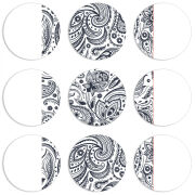 Магнитные фотопазлы круги d55 набор 9 штук 