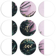 Магнитные фотопазлы круги d55 набор 9 штук 