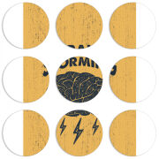 Магнитные фотопазлы круги d55 набор 9 штук 