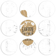 Магнитные фотопазлы круги d55 набор 9 штук 