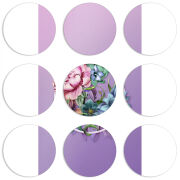 Магнитные фотопазлы круги d55 набор 9 штук 